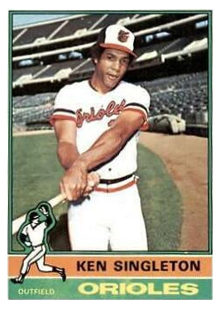 1976 Topps Ken Singleton #175 card