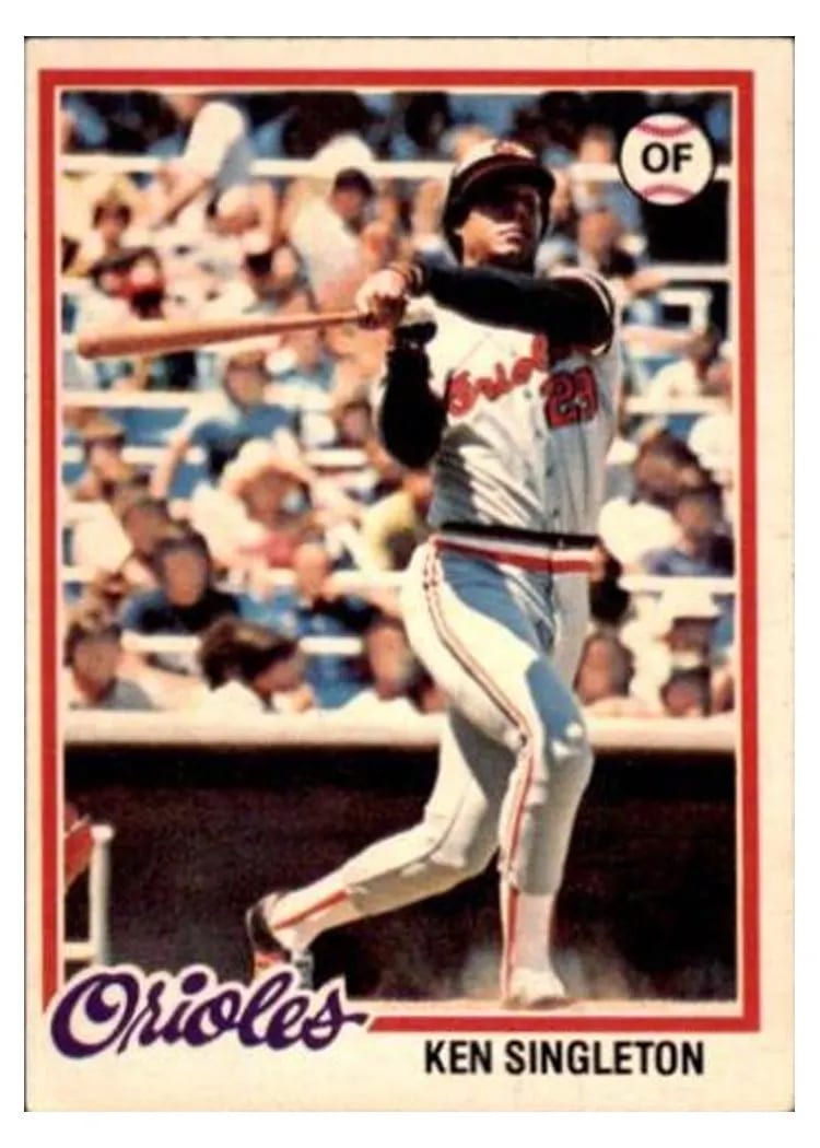 1978 O Pee Chee Ken Singleton card