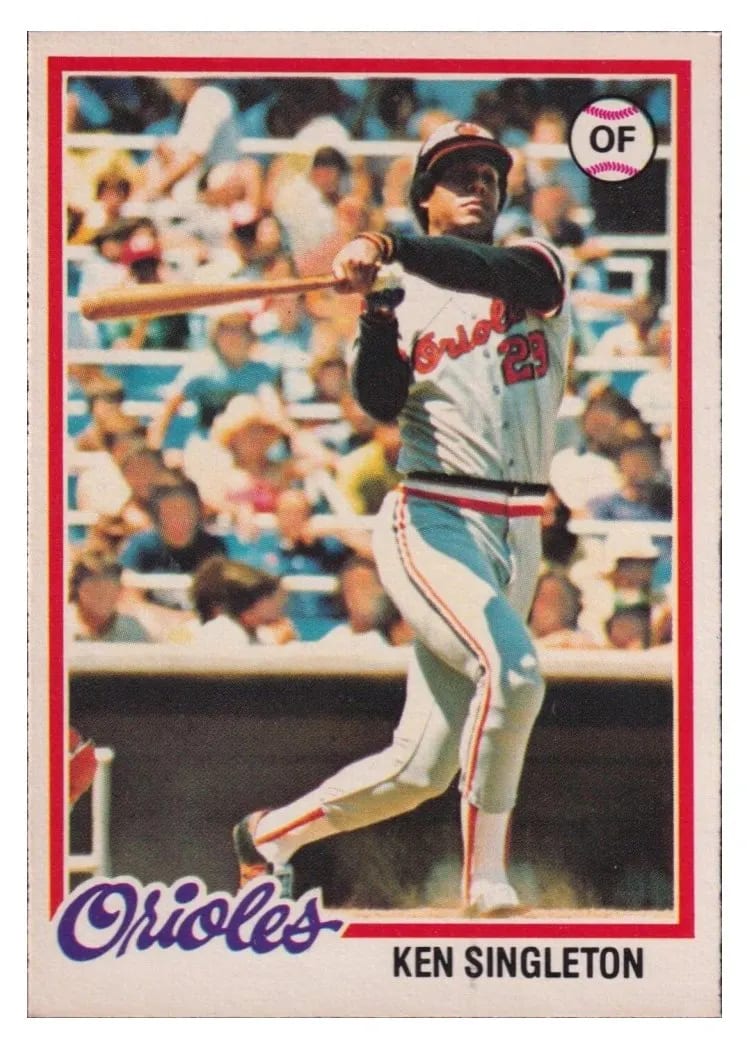 1978 O Pee Chee Ken Singleton #80 card