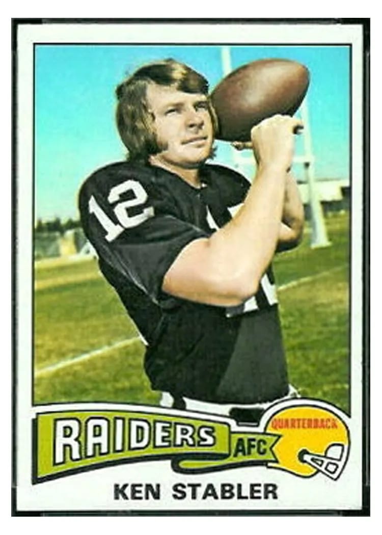 1975 Topps Ken Stabler #380 card