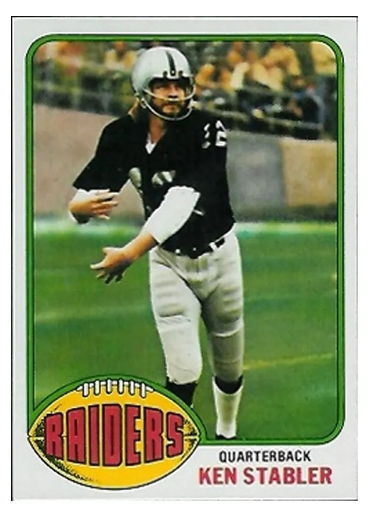 1976 Topps Ken Stabler #415 card