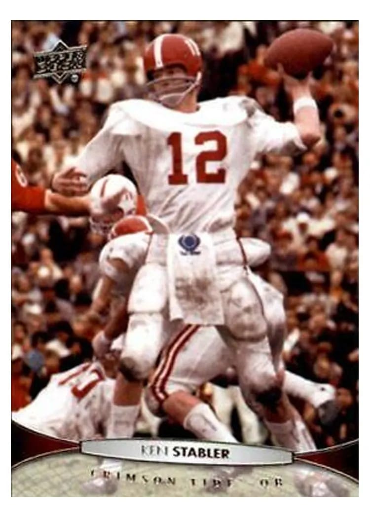 2012 Upper Deck Ken Stabler #32 card