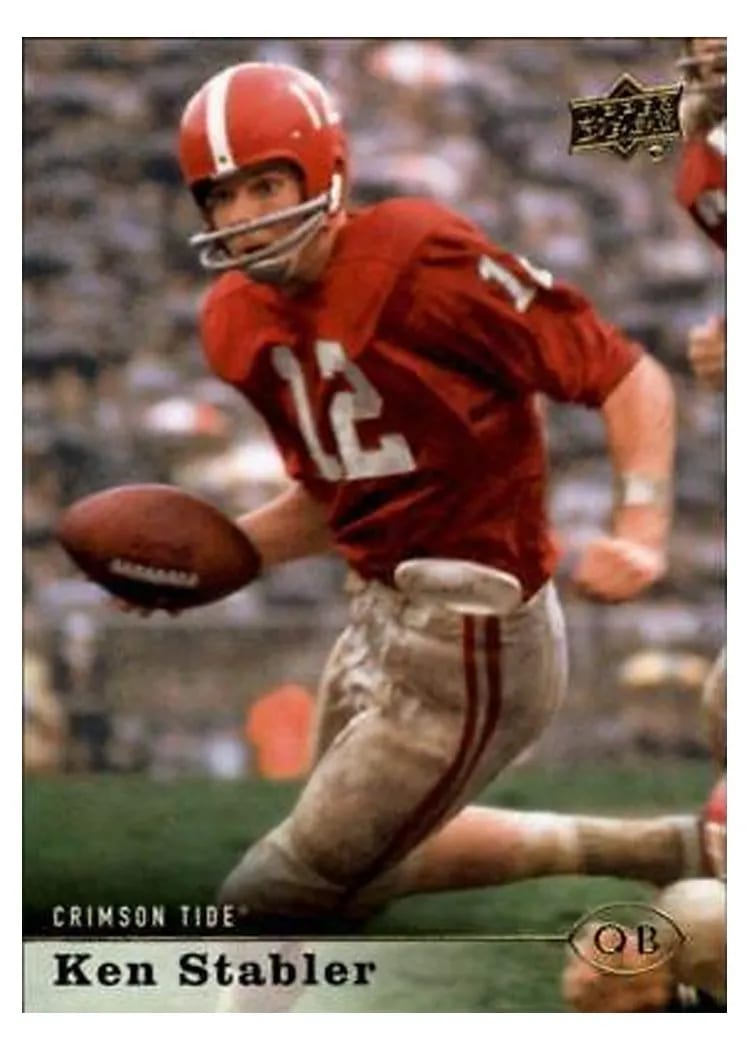 2013 Upper Deck Ken Stabler #18 card