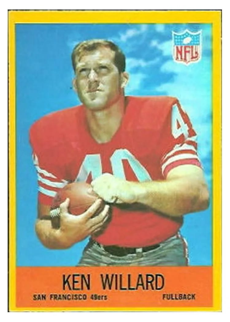 1967 Philadelphia Ken Willard #179 card