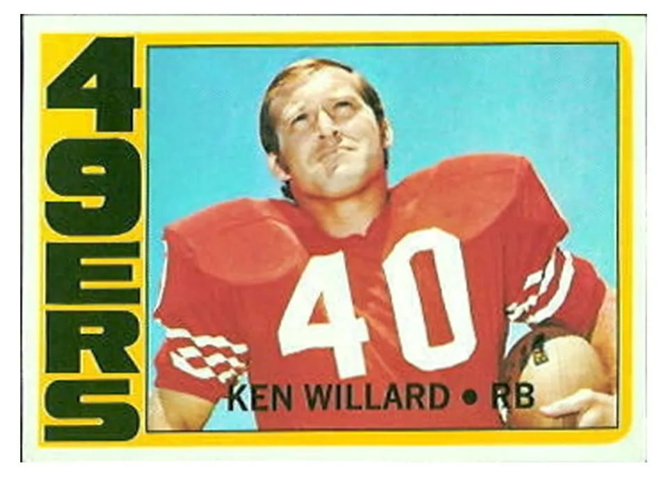 1972 Topps Ken Willard #234 card