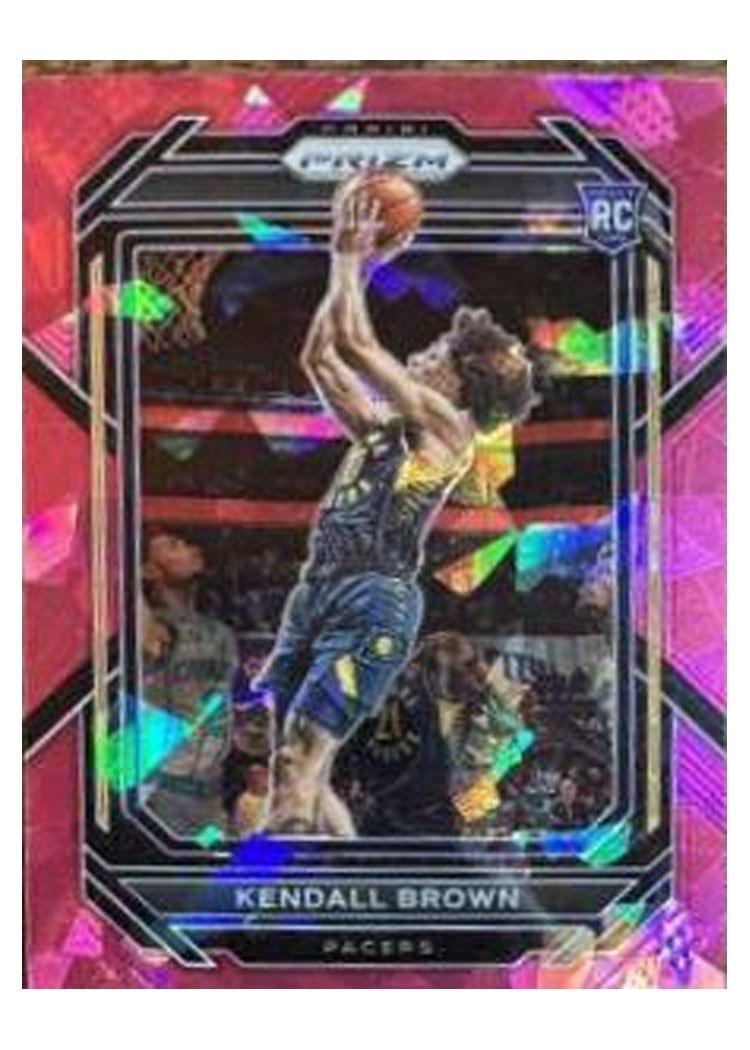 2022-23 Panini Prizm Base Set Kendall Brown Pink Ice Prizm #225 card