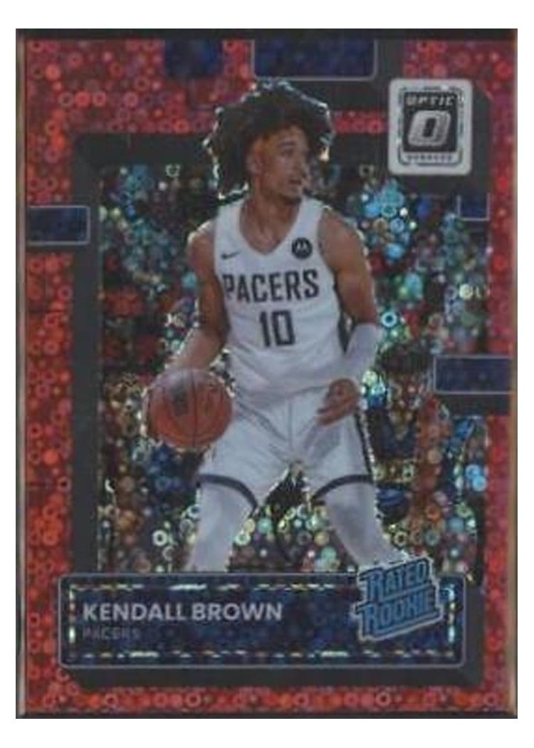 2022 Panini Donruss Optic Kendall Brown Fast Break Red #217 card