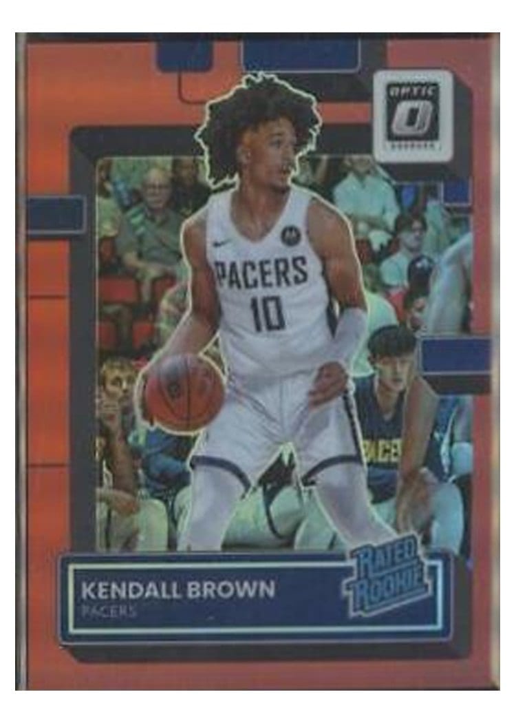 2022 Panini Donruss Optic Kendall Brown Red #217 card