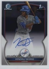 2023 Bowman Draft Chrome Prospect Autographs Kendall George #CDA-KG card