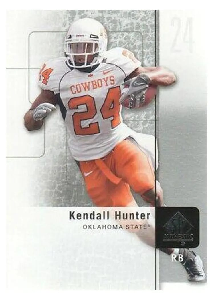 2011 SP Authentic Kendall Hunter #79 card