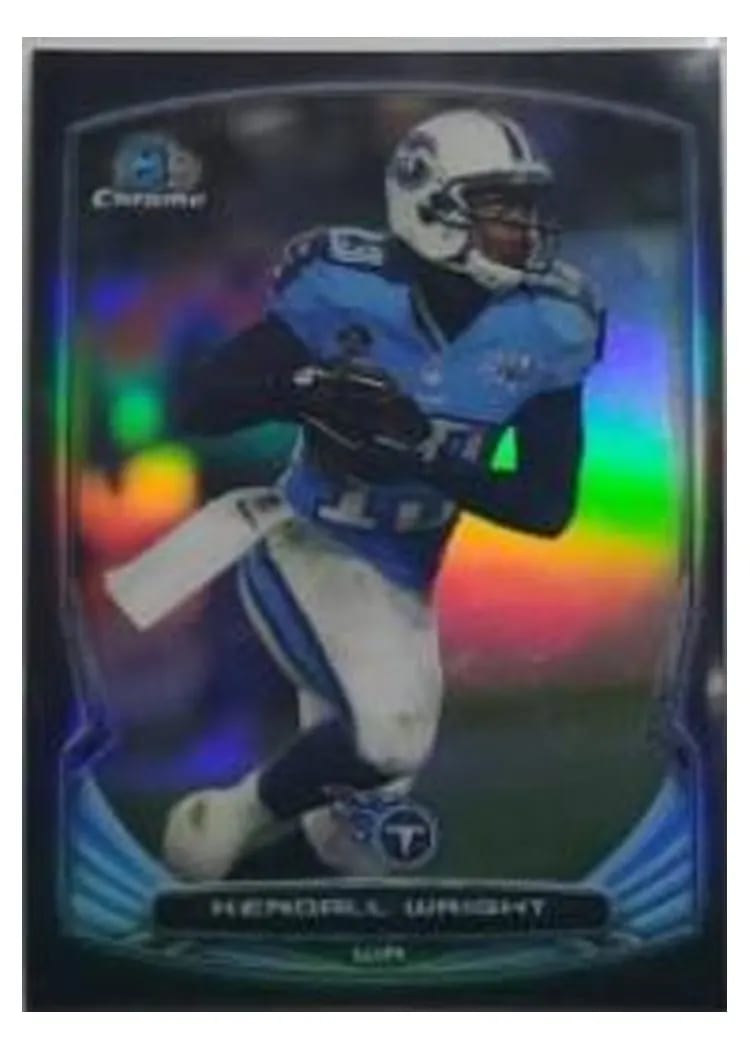 2014 Bowman Chrome Kendall Wright Black Refractor #92 card