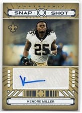 2024 Panini Photogenic Snapshots Autographs Kendre Miller #SSA-KEM card