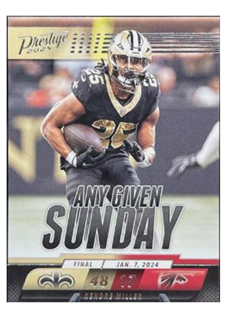 2024 Panini Prestige Any Given Sunday Kendre Miller #AGS-KMR card
