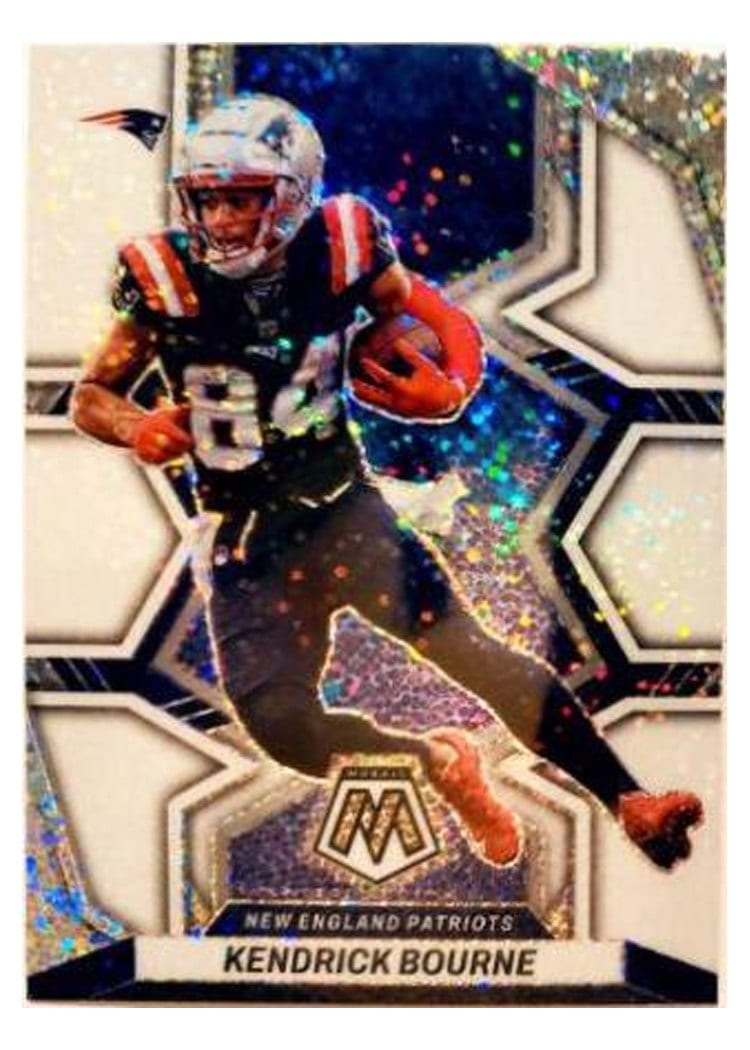 2022 Panini Mosaic Base Set Kendrick Bourne White Sparkle #213 card