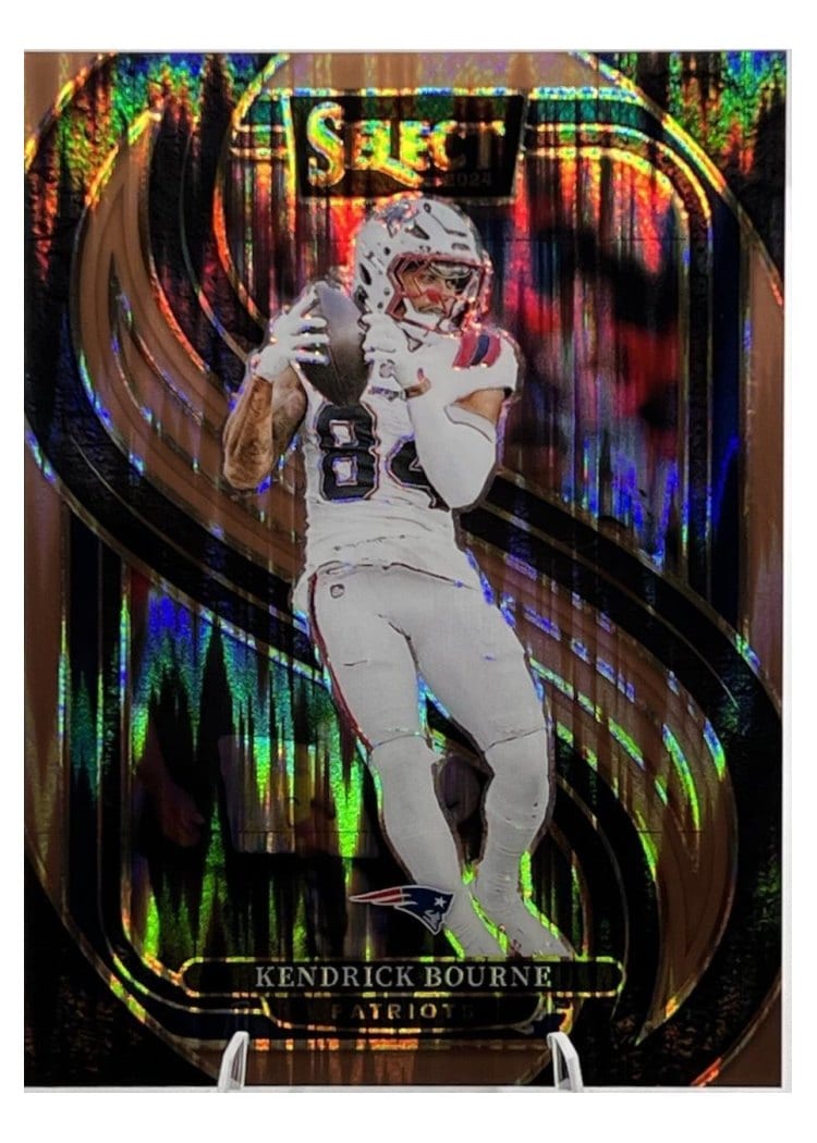 2024 Panini Select Base Set Kendrick Bourne Copper Prizm Shock #176 card