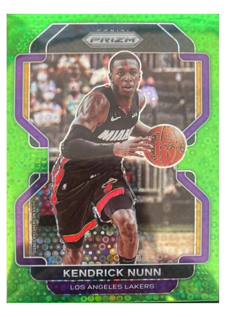 2021-22 Panini Prizm Base Set Kendrick Nunn #216 card