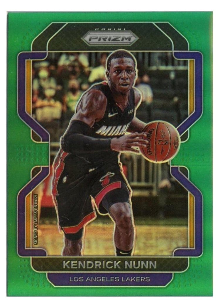 2021-22 Panini Prizm Base Set Kendrick Nunn #216 card