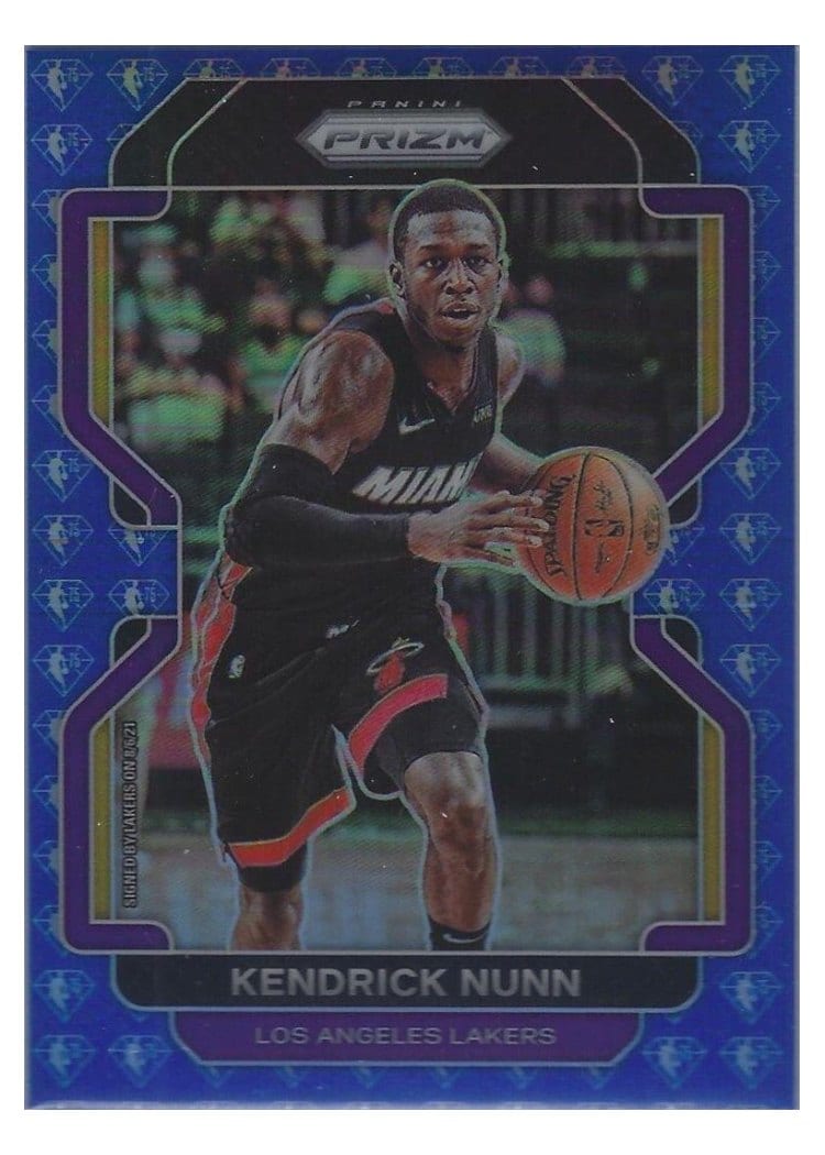 2021-22 Panini Prizm Base Set Kendrick Nunn #216 card
