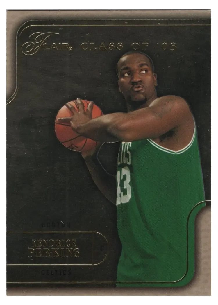 2003 Flair Kendrick Perkins #107 card