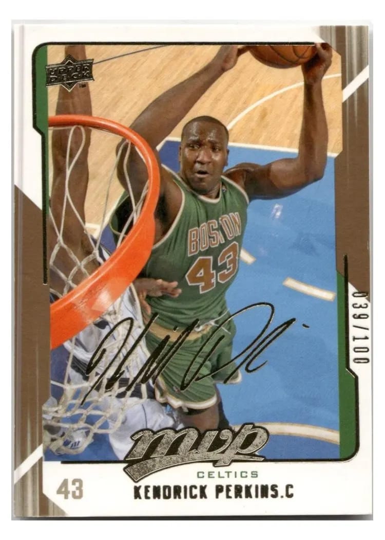 2008 Upper Deck MVP Kendrick Perkins #7 card