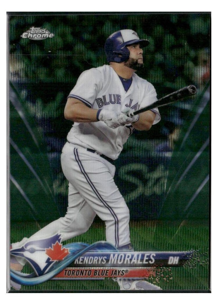2018 Topps Chrome Base Set Kendrys Morales #85 card