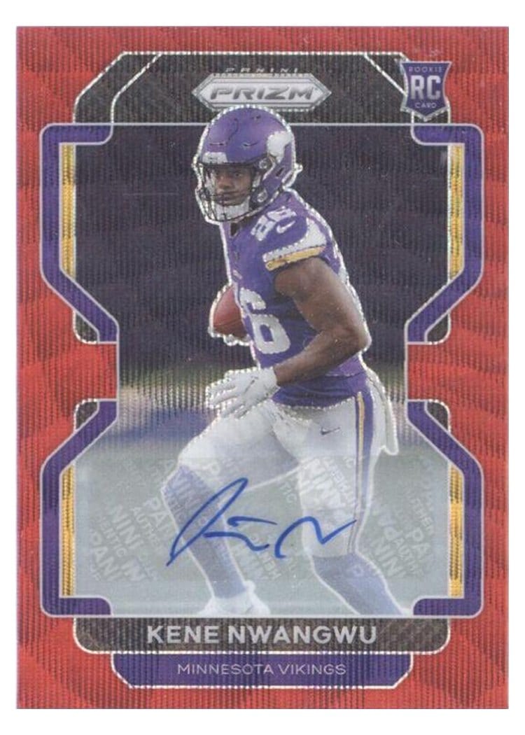 2021 Panini Prizm Base Set Kene Nwangwu #364 card