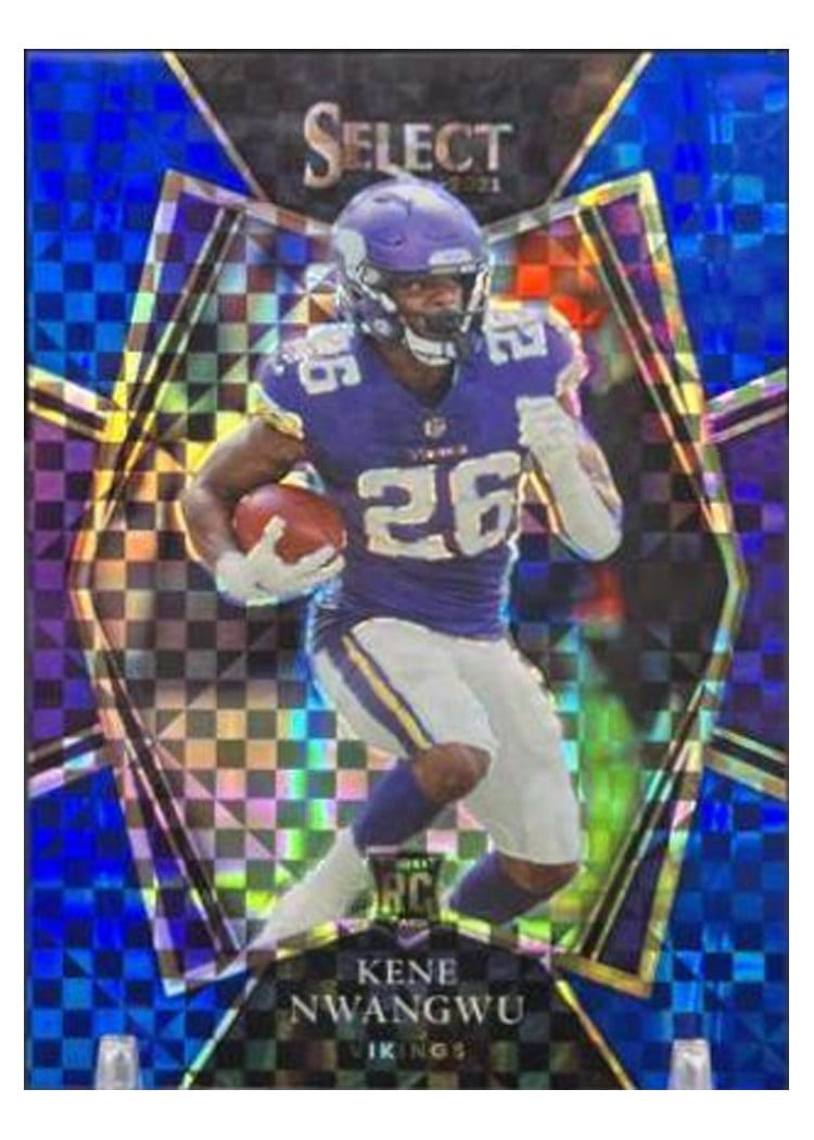 2021 Panini Select Base Set Kene Nwangwu Blue #174 card