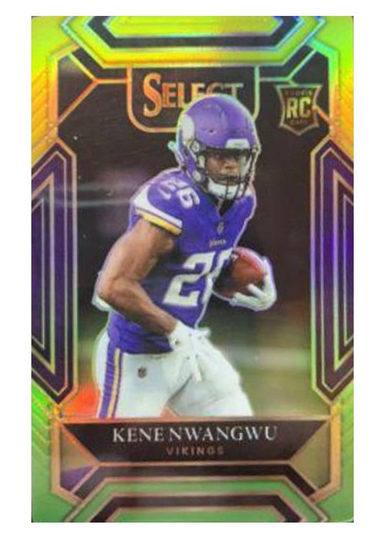 2021 Panini Select Base Set Kene Nwangwu Green Die Cut #274 card