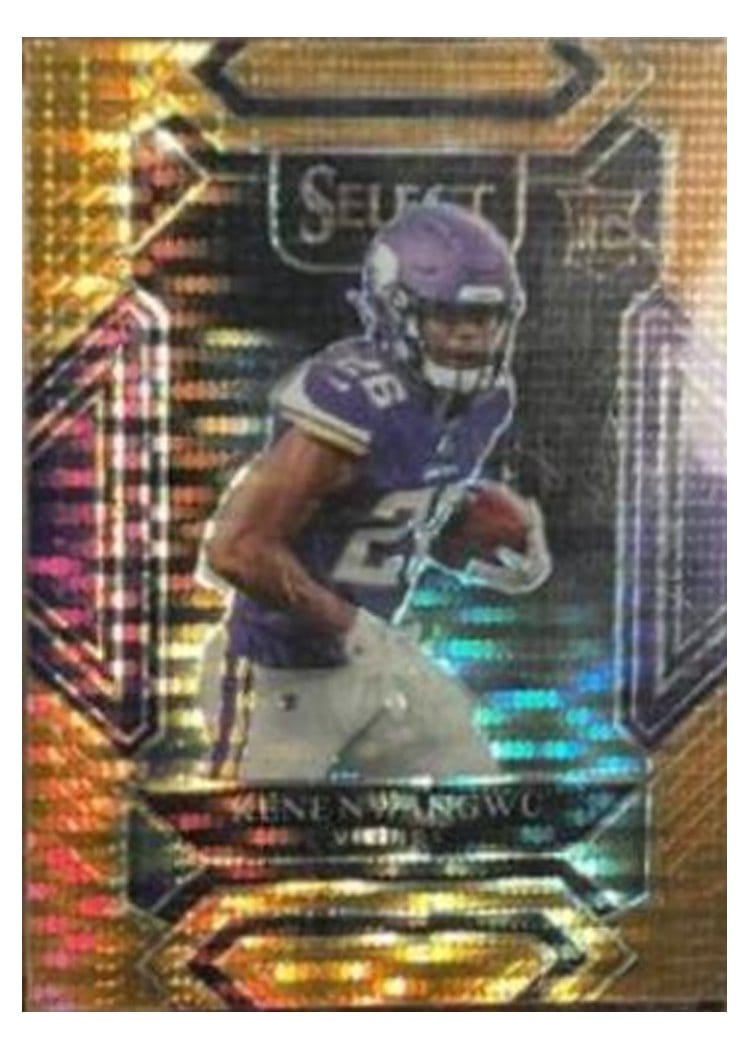 2021 Panini Select Base Set Kene Nwangwu Neon Orange Pulsar #274 card