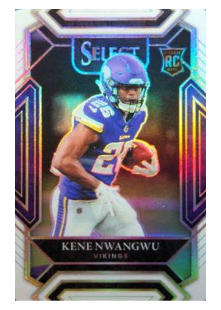 2021 Panini Select Base Set Kene Nwangwu White Die Cut #274 card