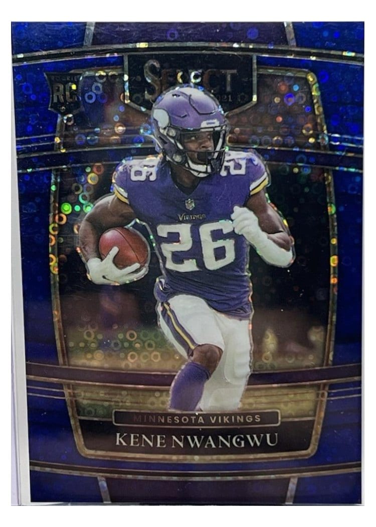 2021 Panini Select Base Set Kene Nwangwu Blue Disco #74 card