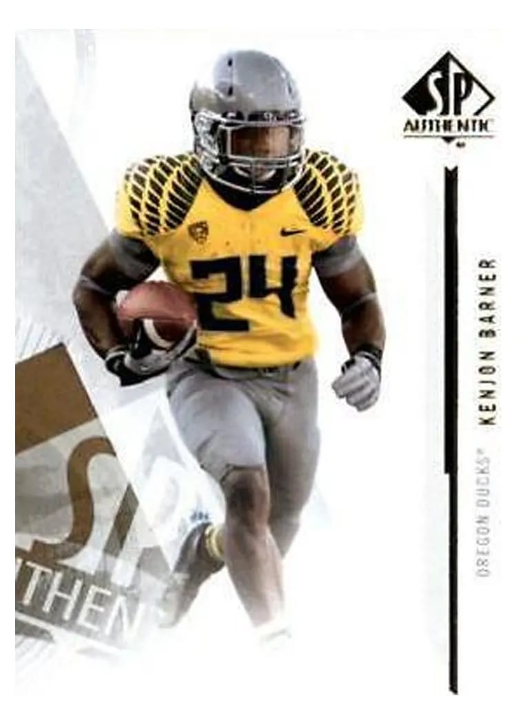 2013 SP Authentic Kenjon Barner #24 card