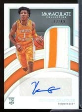 2022 Panini Immaculate Collection Collegiate Rookie Patch Autographs Kennedy Chandler #50 card