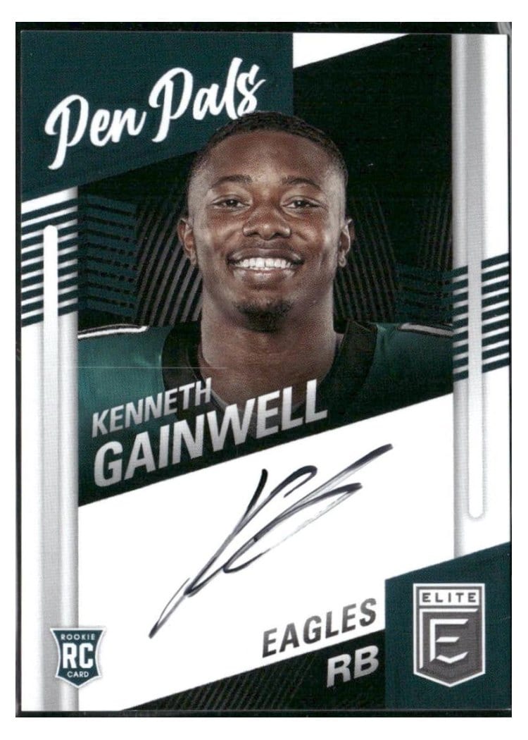 2021 Donruss Elite Pen Pals Kenneth Gainwell #PP-KGA card