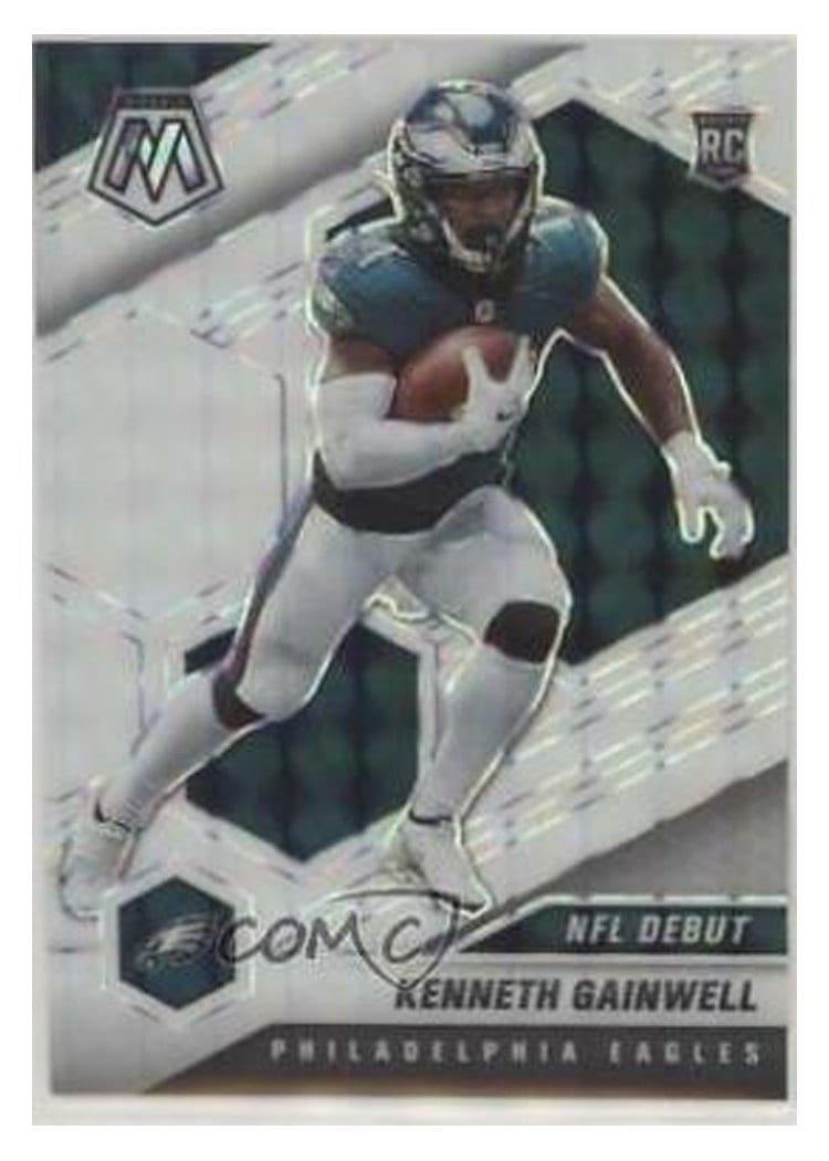 2021 Panini Mosaic Base Set Kenneth Gainwell White Mosaic #254 card