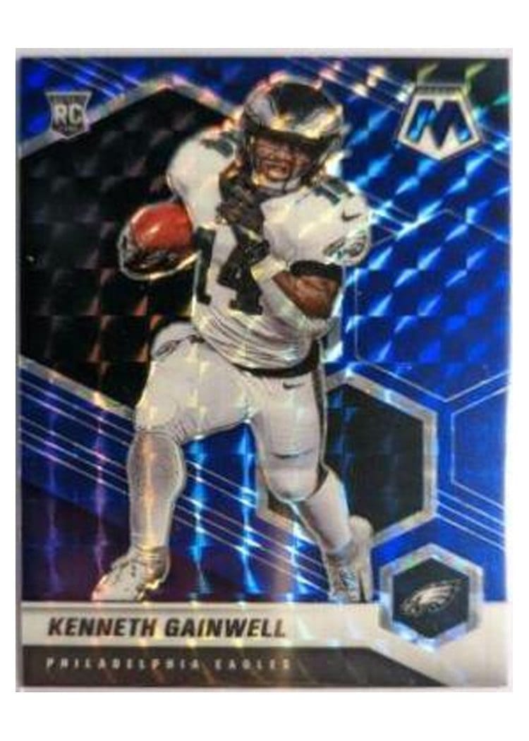 2021 Panini Mosaic Base Set Kenneth Gainwell Blue Mosaic #339 card