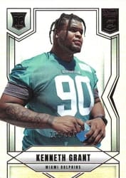 2025 Donruss Elite Base Set Kenneth Grant #104 card