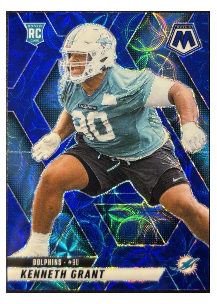 2025 Panini Mosaic Base Set Kenneth Grant Blue Scope #351 card