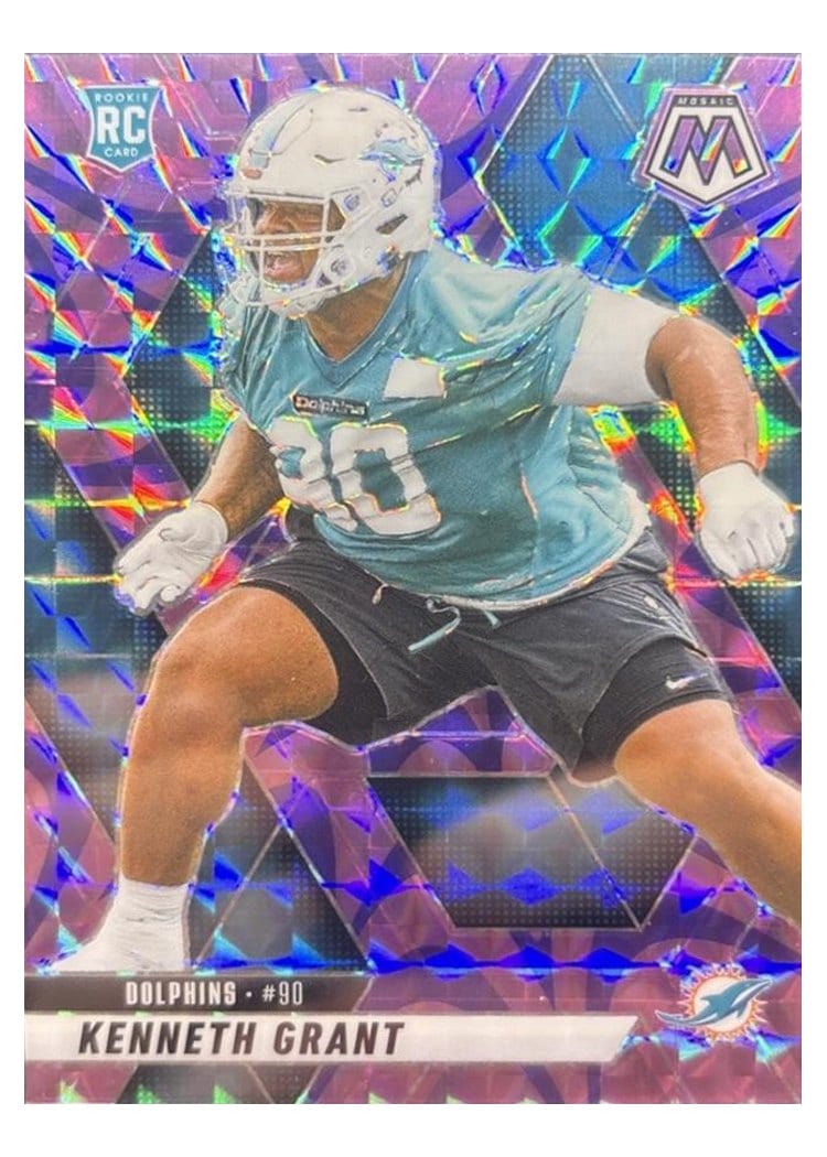 2025 Panini Mosaic Base Set Kenneth Grant #351 card