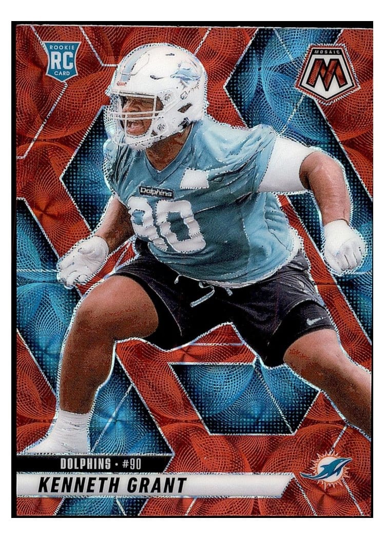 2025 Panini Mosaic Base Set Kenneth Grant #351 card