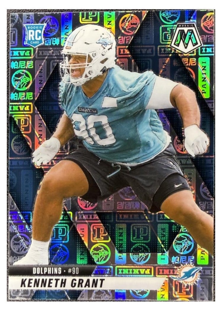 2025 Panini Mosaic Base Set Kenneth Grant #351 card