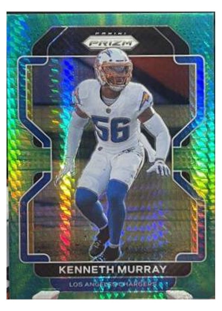 2021 Panini Prizm Base Set Kenneth Murray #172 card