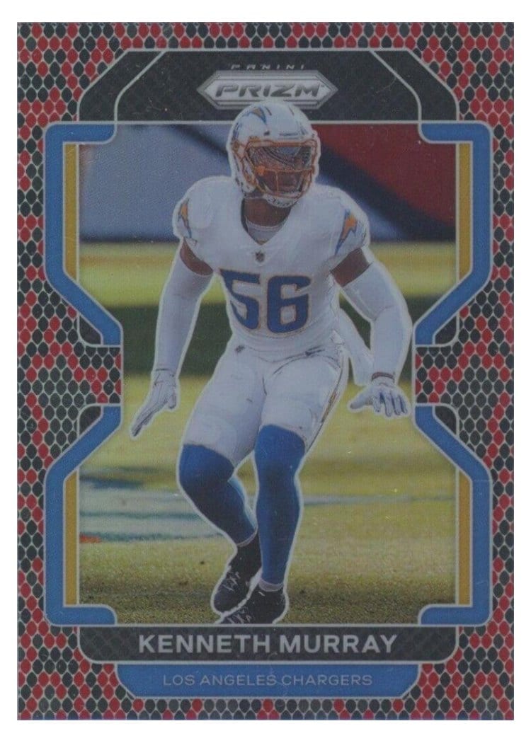 2021 Panini Prizm Base Set Kenneth Murray #172 card