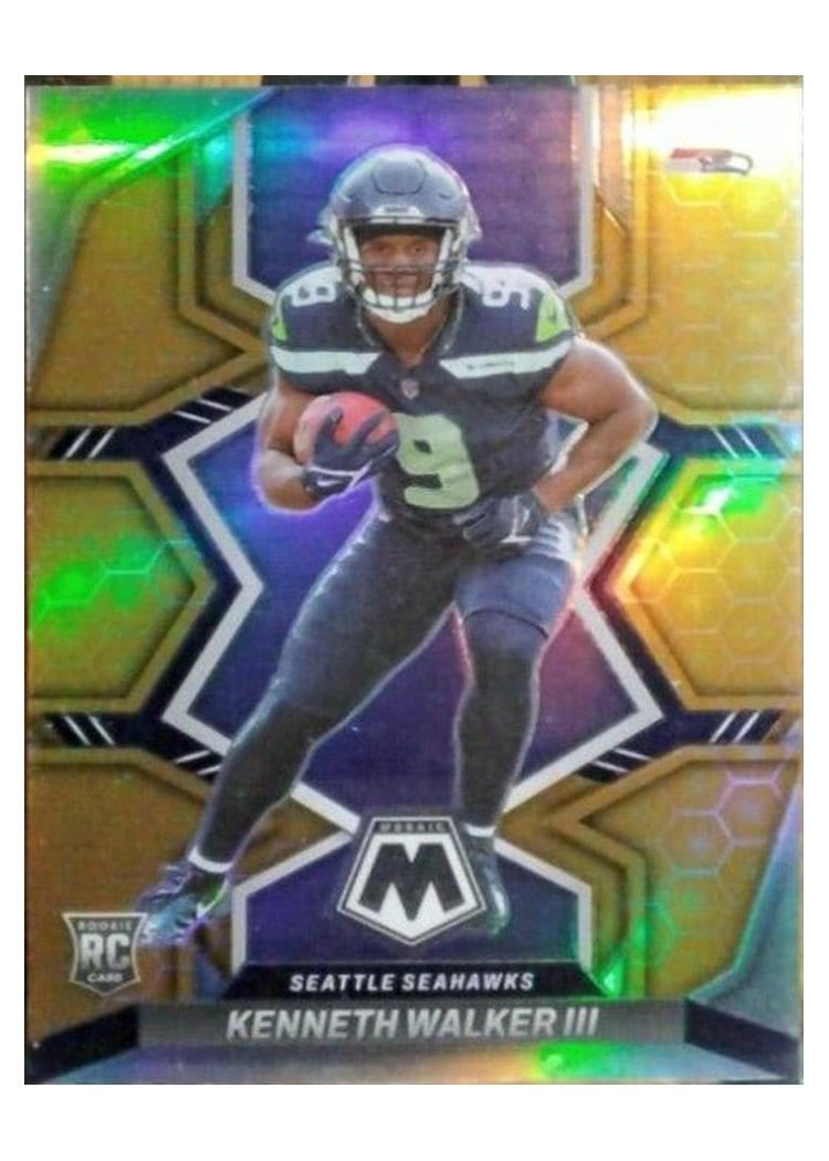 2022 Panini Mosaic Kenneth Walker III #308 card