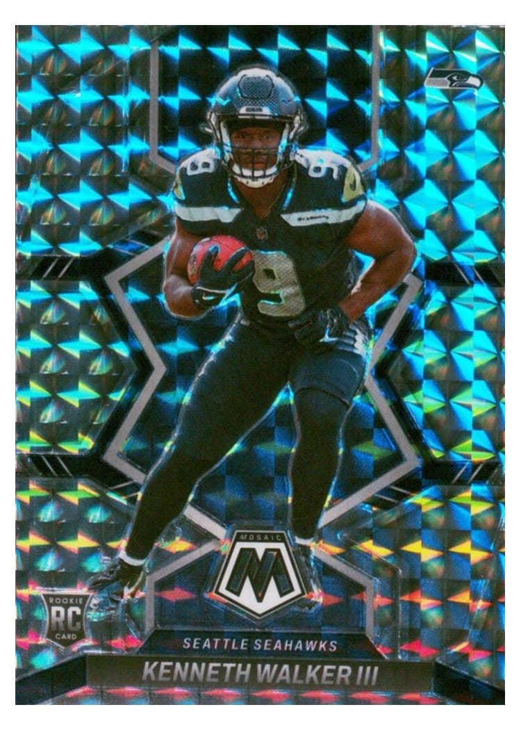 2022 Panini Mosaic Kenneth Walker III #308 card