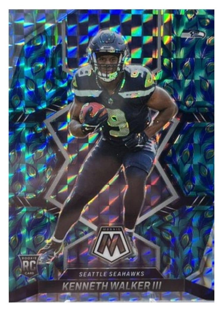 2022 Panini Mosaic Kenneth Walker III #308 card