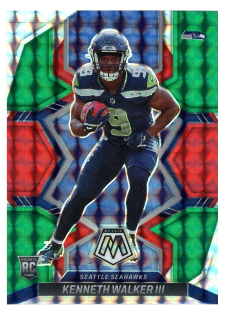 2022 Panini Mosaic Kenneth Walker III #308 card