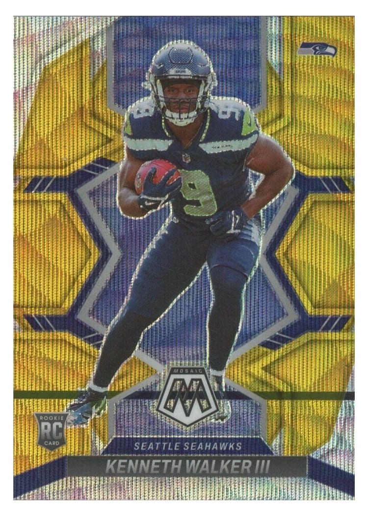2022 Panini Mosaic Kenneth Walker III #308 card