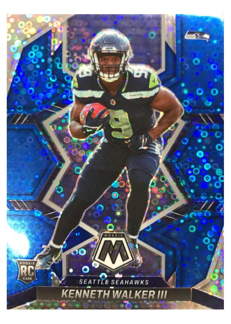 2022 Panini Mosaic Kenneth Walker III #308 card