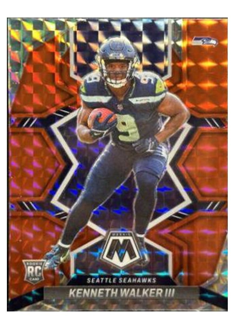 2022 Panini Mosaic Kenneth Walker III #308 card